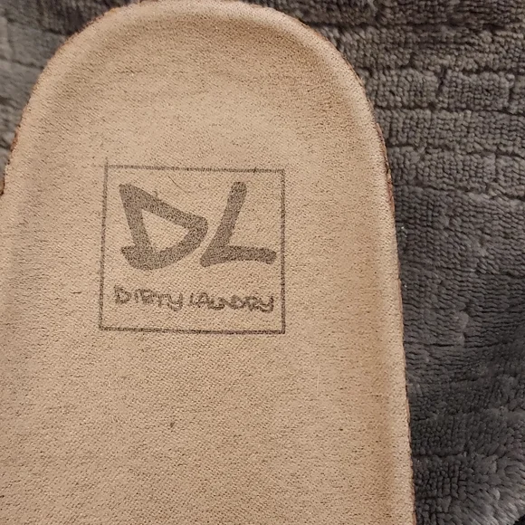 Dirty Laundry Women’s Dayton Jute Natural Espadrille Sandal Slides Size 7 EUC - Picture 6 of 9